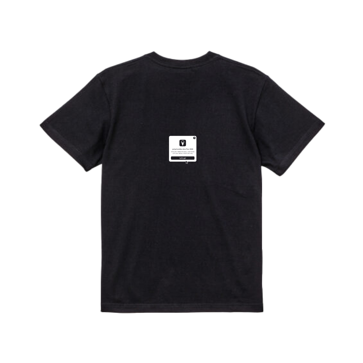 Asia Tour 2026 T-Shirt (BLACK) - Size: L