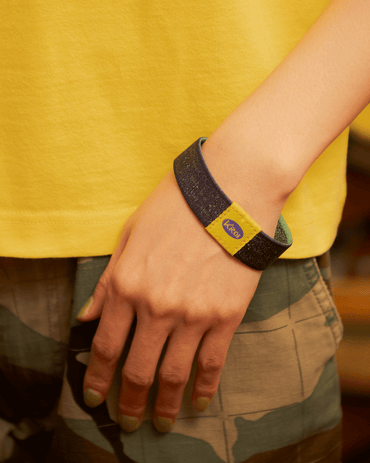Old School Gumband(Purple×Light green)