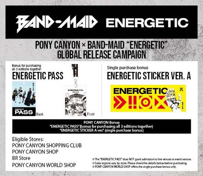[Pacchetto Esclusivo in 3 Edizioni] ENERGETIC (CD+Blu-ray+DVD)