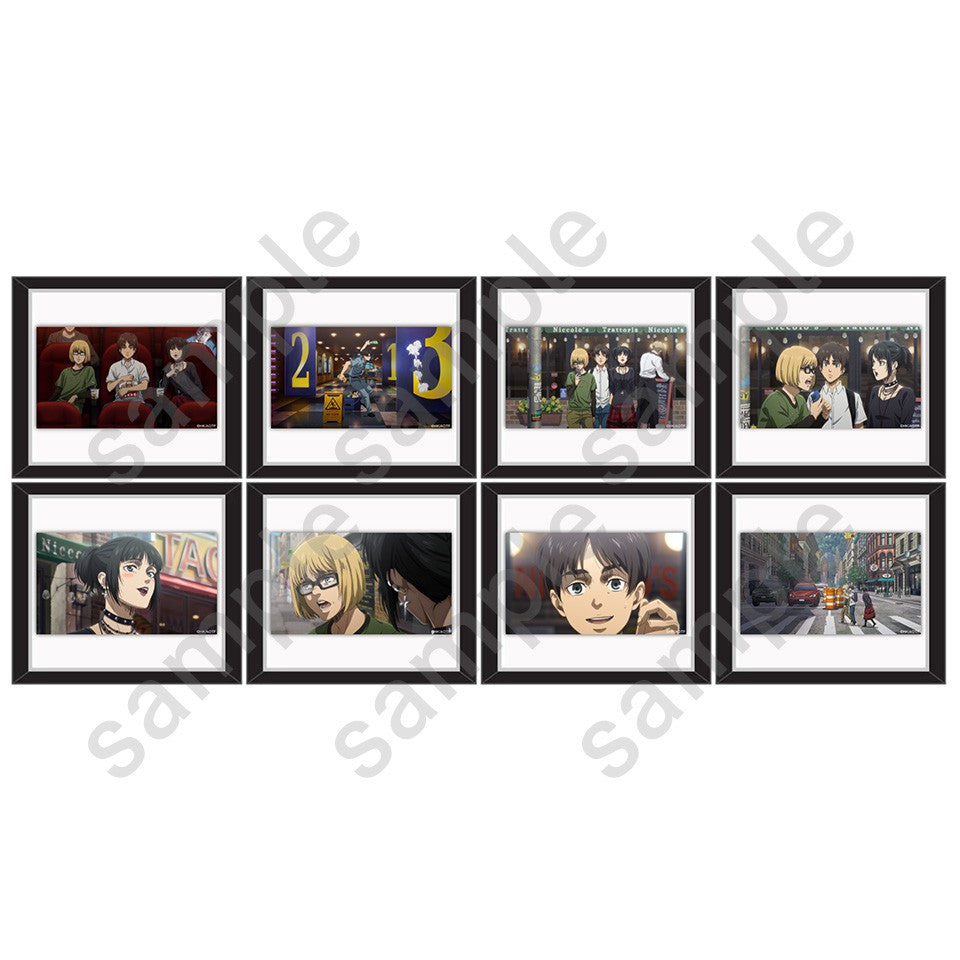 School Caste Trading Frame Badge Complete Box [Attack on Titan - THE LAST ATTACK]