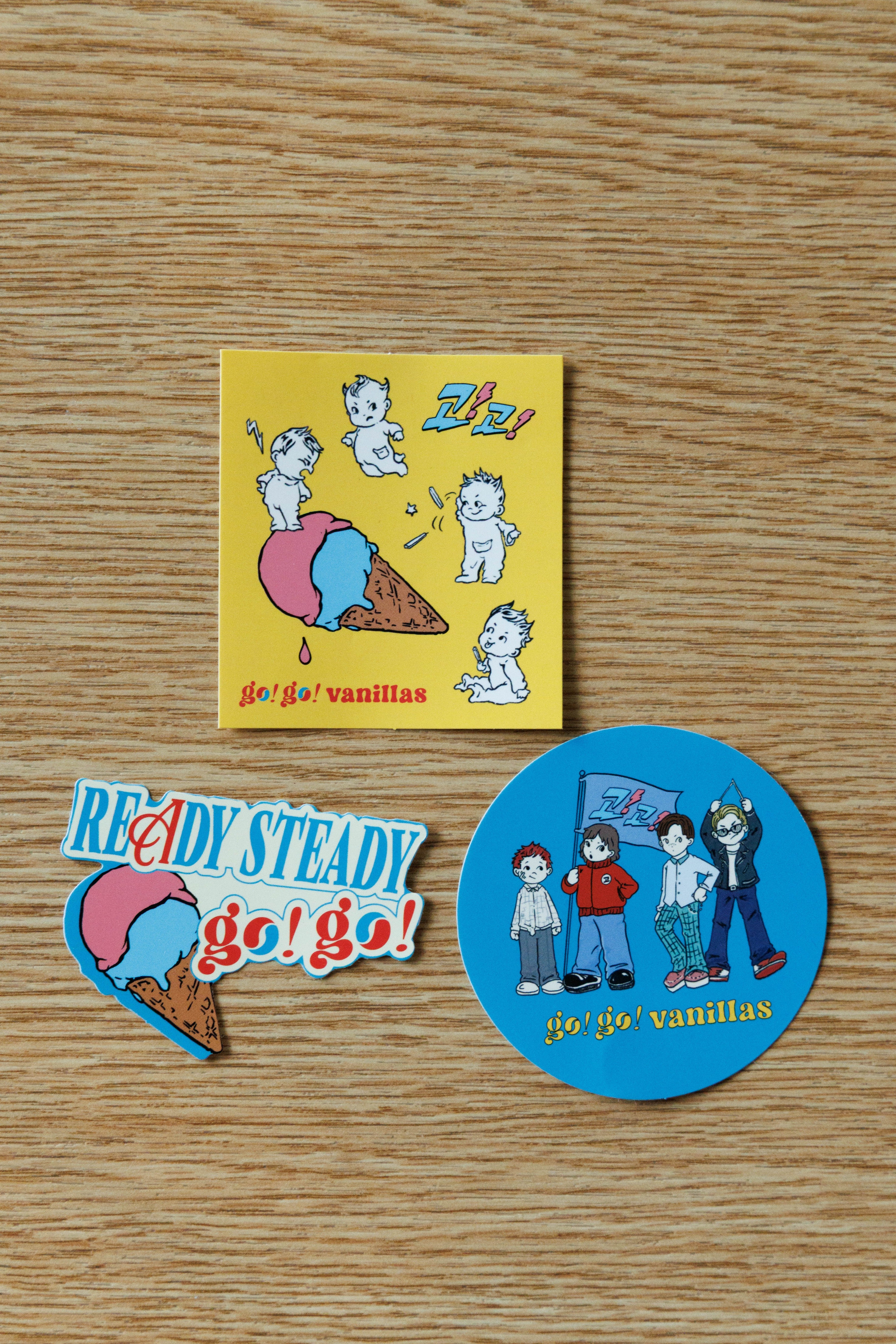 READY STEADY go!go! vol.10 in Seoul Sticker Pack [go!go!vanillas]