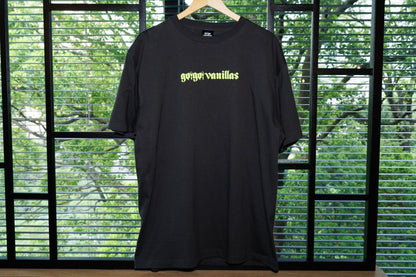 PUFF PRINT LOGO T-shirt Charcoal Black - Medium (JP Size) [go!go!vanillas]