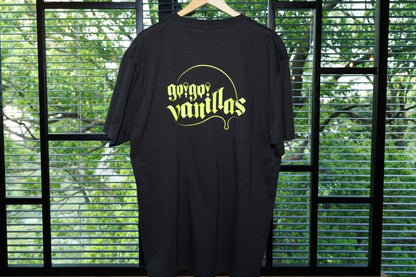 PUFF PRINT LOGO T-shirt Charcoal Black - Medium (JP Size) [go!go!vanillas]
