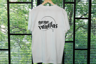 PUFF PRINT LOGO T-shirt Vanilla White - Large (JP Size) [go!go!vanillas]
