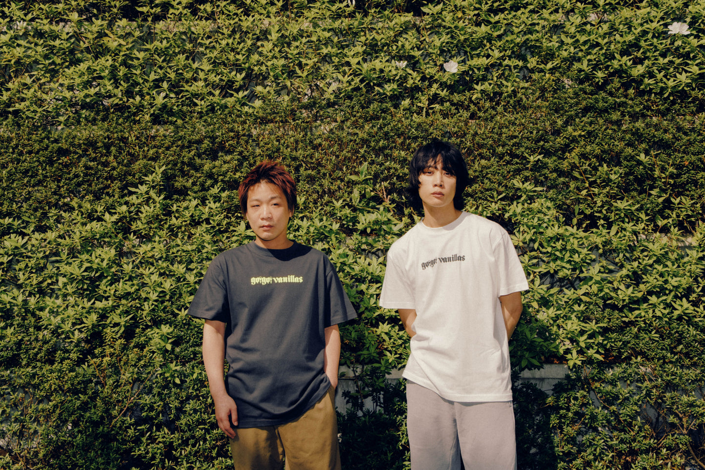 PUFF PRINT LOGO T-shirt Vanilla White - Large (JP Size) [go!go!vanillas]