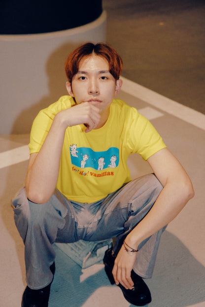 READY STEADY go!go! vol.10 in Seoul T-shirt Yellowk - Medium (JP Size) [go!go!vanillas]