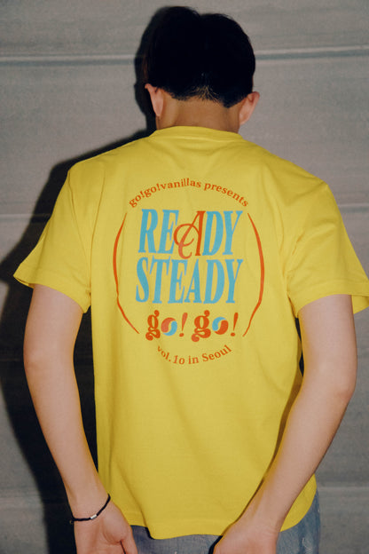 READY STEADY go!go! vol.10 in Seoul T-shirt Yellowk - Medium (JP Size) [go!go!vanillas]
