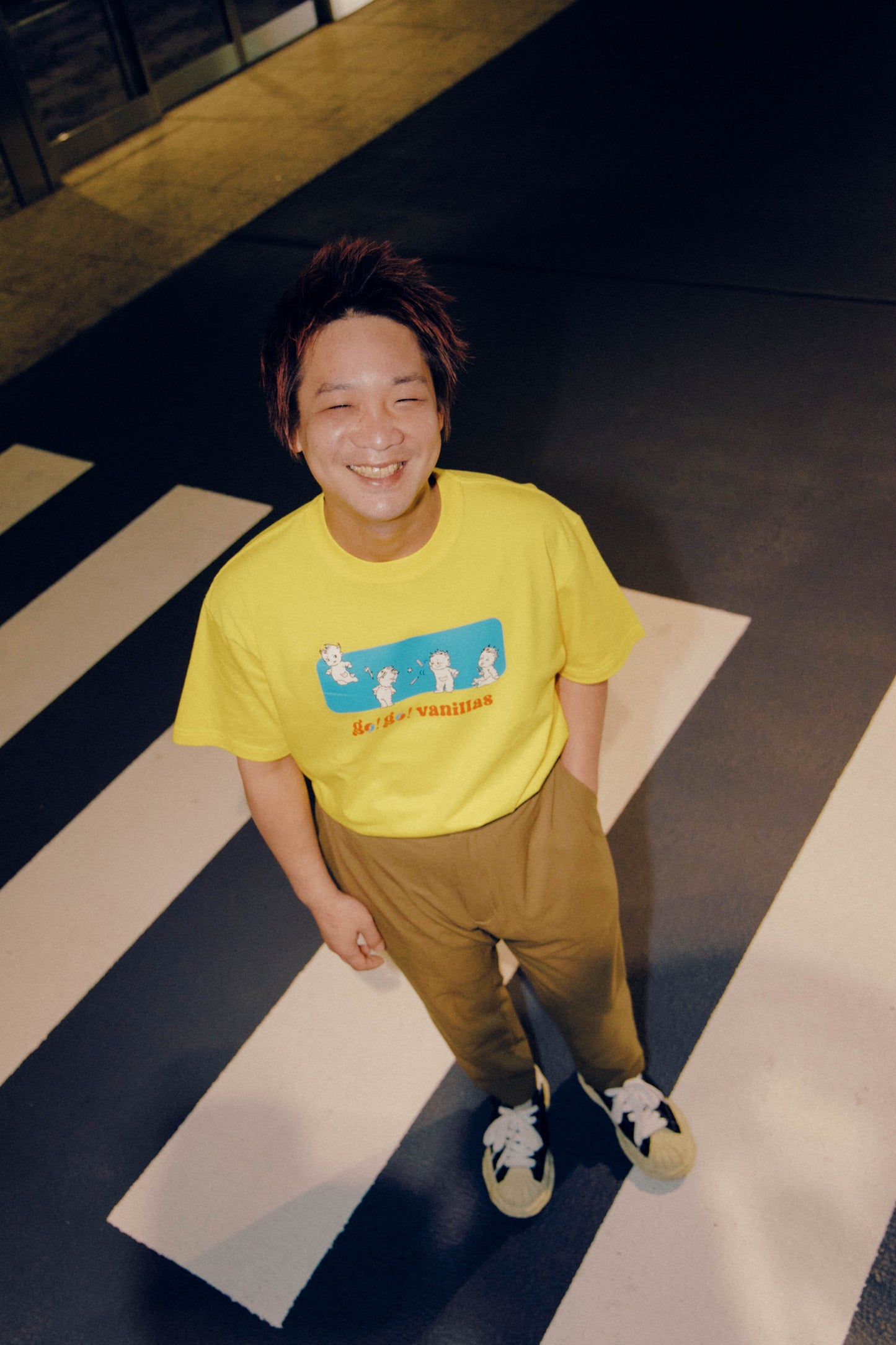 READY STEADY go!go! vol.10 in Seoul T-shirt Yellow - Large (JP Size) [go!go!vanillas]