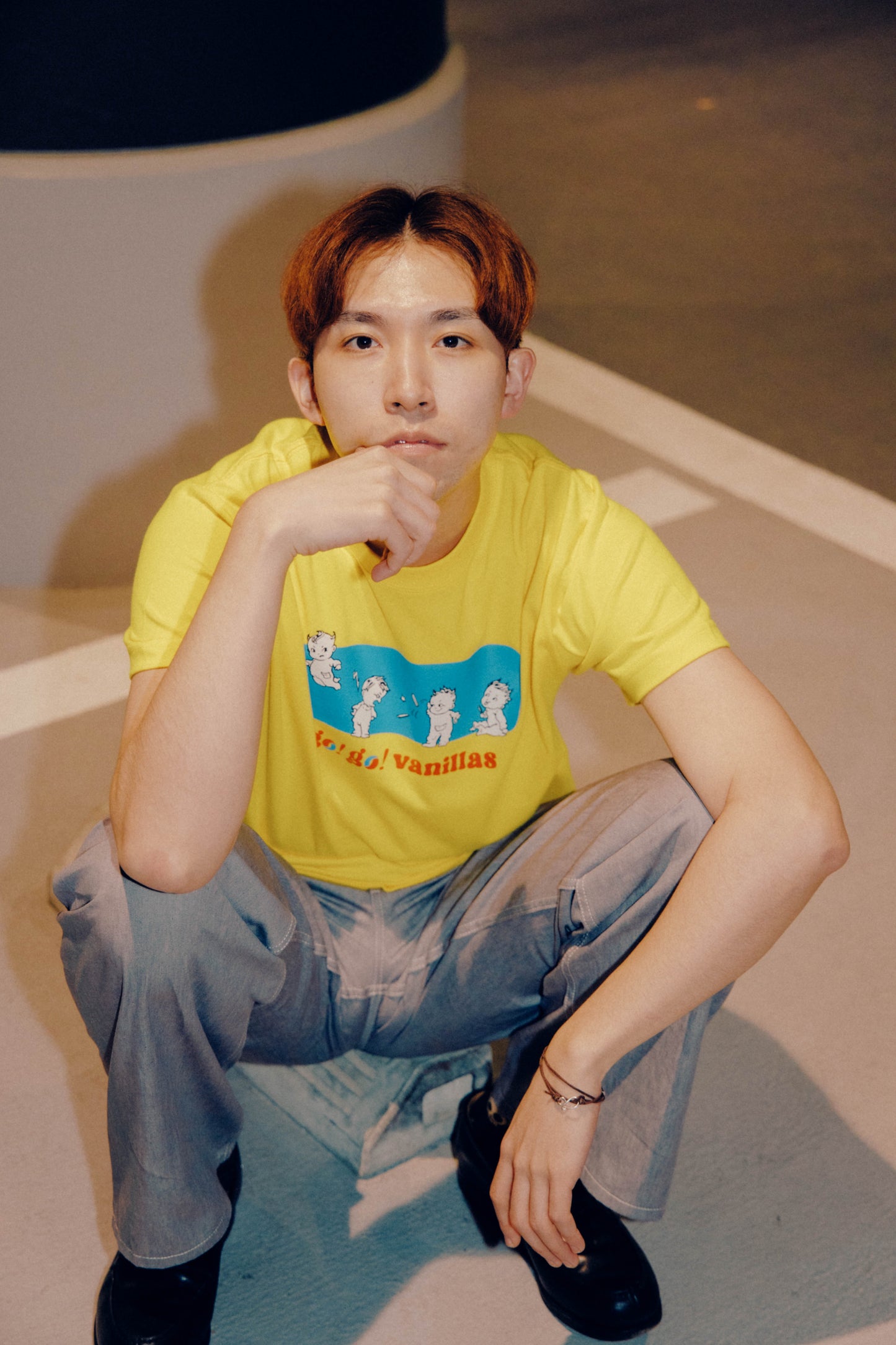 READY STEADY go!go! vol.10 in Seoul T-shirt Yellow - Large (JP Size) [go!go!vanillas]
