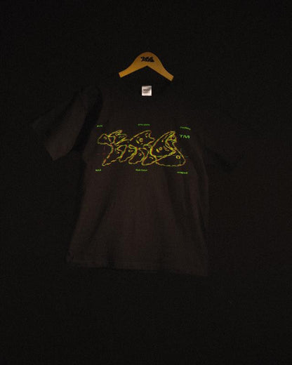 Kroi Anaglyph T (Black) - Large (JP Size) [Kroi]