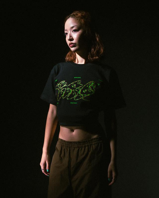 Kroi Anaglyph T (Black) - Large (JP Size) [Kroi]