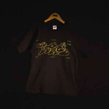 Kroi Anaglyph T (Black) - Large (JP Size) [Kroi]