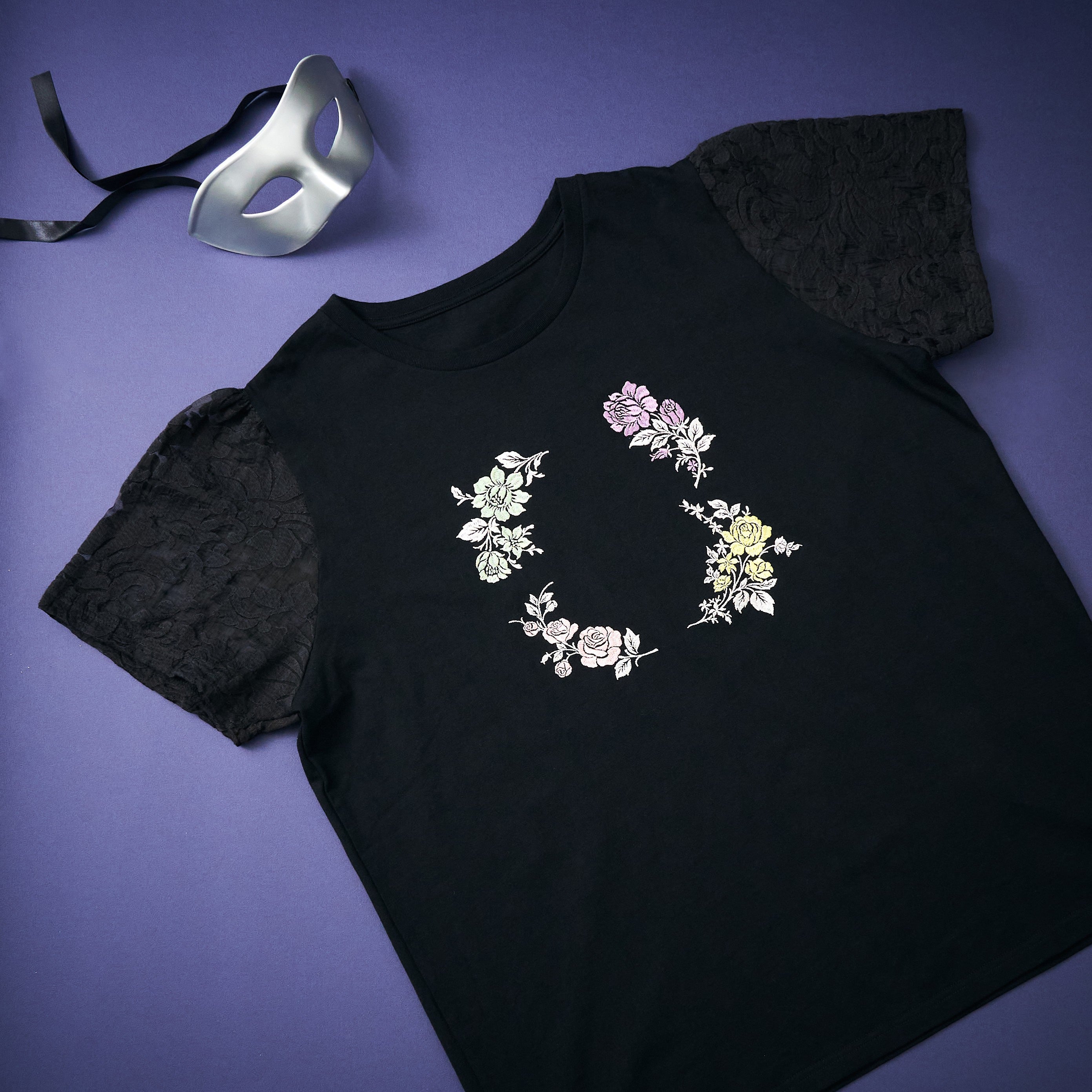 Lace Sleeve T-shirt [URASHIMASAKATASEN Happy Halloweeeen 2024]