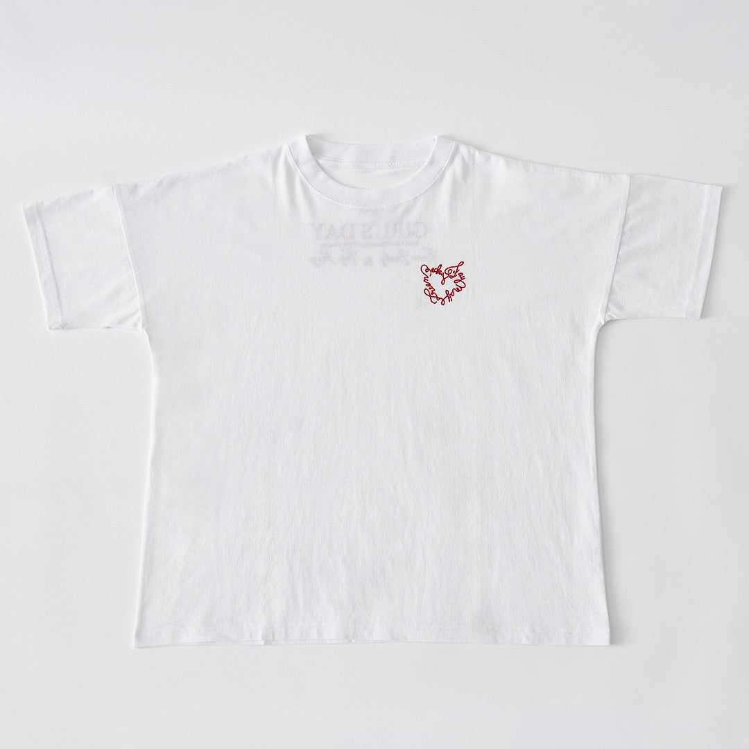 Embroidered T-shirts (White) [IDOL FACTORY GIRL’S DAY]