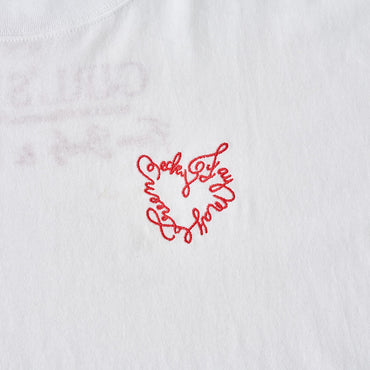 Embroidered T-shirts (White) [IDOL FACTORY GIRL’S DAY]