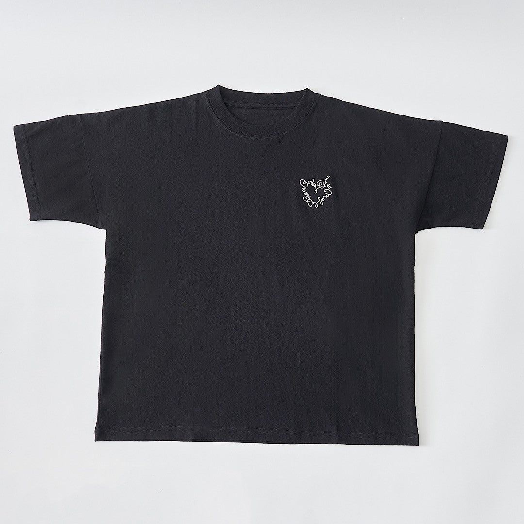 Embroidered T-shirts (Black) [IDOL FACTORY GIRL’S DAY]