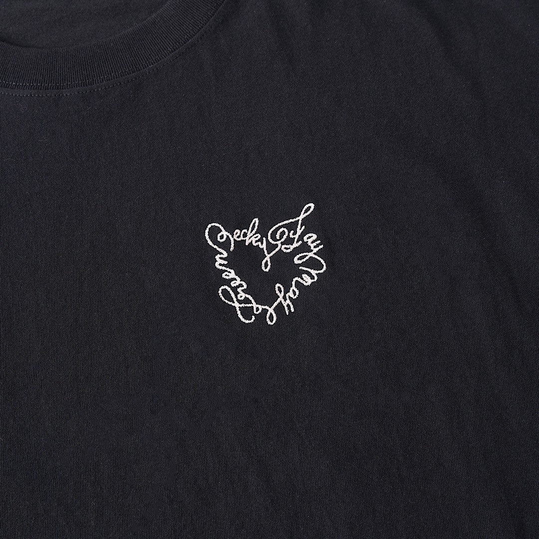 Embroidered T-shirts (Black) [IDOL FACTORY GIRL’S DAY]