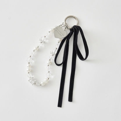 Beaded key holder with ribbon [IDOL FACTORY GIRL’S DAY]