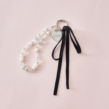 Beaded key holder with ribbon [IDOL FACTORY GIRL’S DAY]