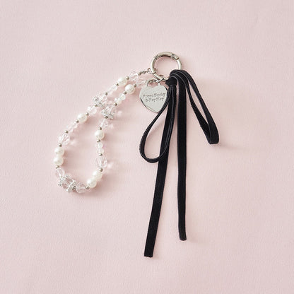 Beaded key holder with ribbon [IDOL FACTORY GIRL’S DAY]