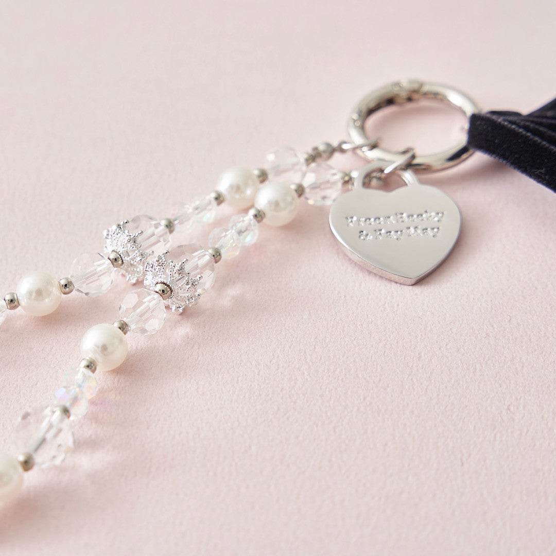 Beaded key holder with ribbon [IDOL FACTORY GIRL’S DAY]