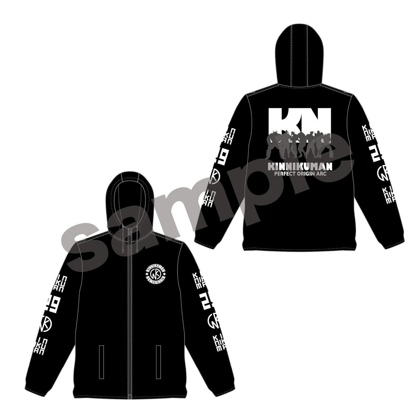 Hoodie -Medium (JP Size)- [Kinnikuman Perfect Origin Arc]