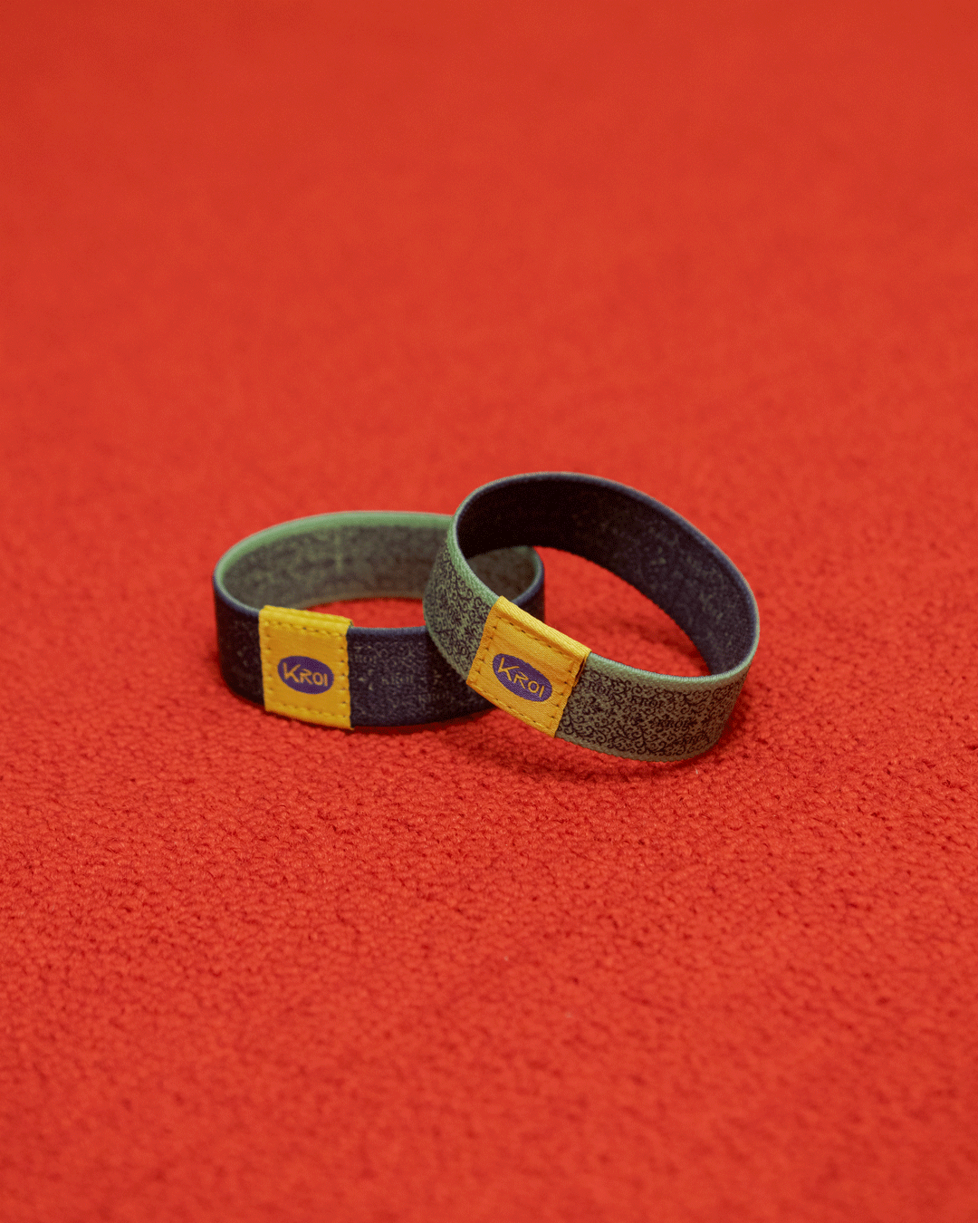 Old School Gumband(Purple×Light green)