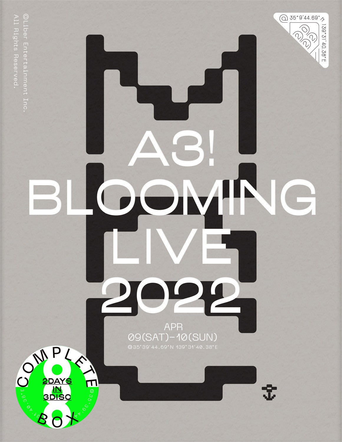 【A3!】A3! BLOOMING LIVE 2022 Blu-ray BOX Limited Edition Release on December 21th, 2022