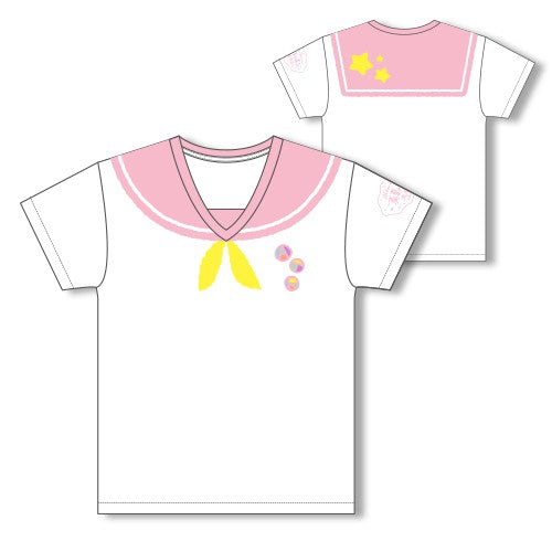 Sailor-style T-shirt/Pink